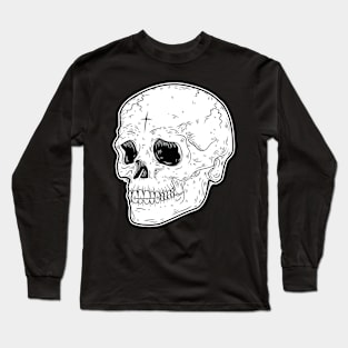 Skull with cross Long Sleeve T-Shirt